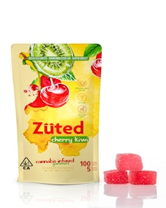 ZUTED - Cherry Kiwi | Zuted |100mg THC | Liquid Diamond Infused