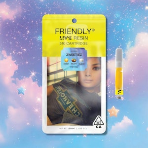 FRIENDLY BRAND - Friendly Brand Zweetiez Live Resin Cartridge 1.0g