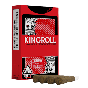 KING ROLL - Blue Dream x Maui Wowie (S) | .75g 4pk Kingroll Jr Preroll | Kingroll