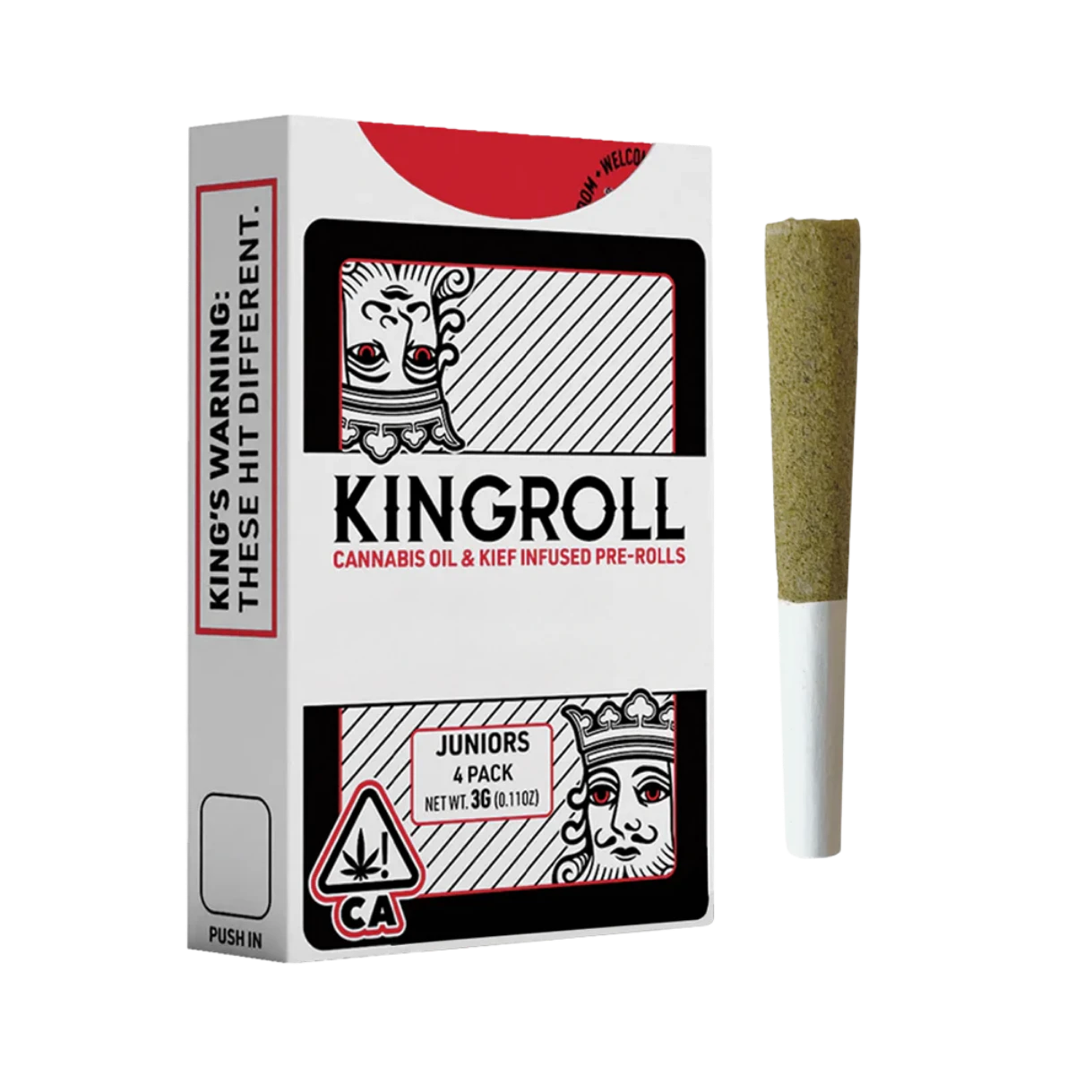 Kingroll - Grandi Guava x Grapefruit Romulan (H) | .75g 4pk Infused Prerolls | Kingroll Main Image