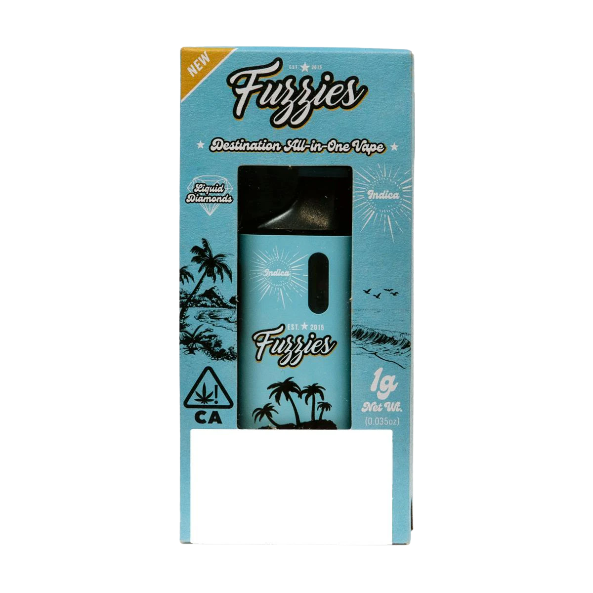 Fuzzies - God's Gift (I) | 1g Liquid Diamonds AIO Vape | Fuzzies Main Image