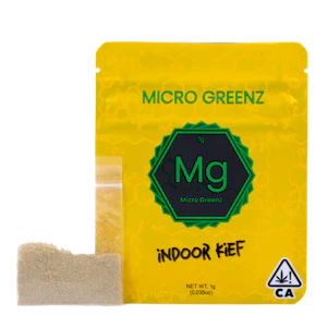 Micro Greenz - Super Runtz (H) | 1g Indoor Kief Concentrate | Micro Greenz