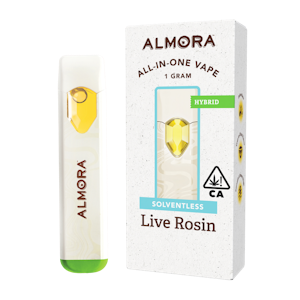 Almora - Purple Trainwreck (H) | 1g Live Rosin AIO Vape | Almora Farms