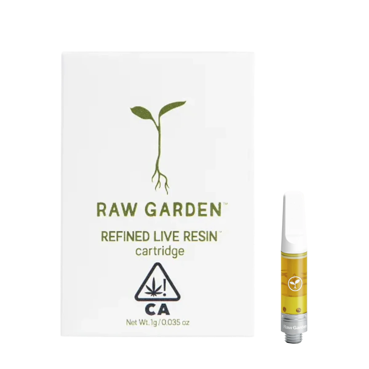 Raw Garden - Grapefruit Gas (H) | 1g Refined Live Resin Cartridge | Raw Garden Main Image