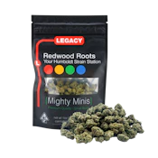 Double OG Chem (H) | 28g Mighty Minis Sungrown Flower | Redwood Roots