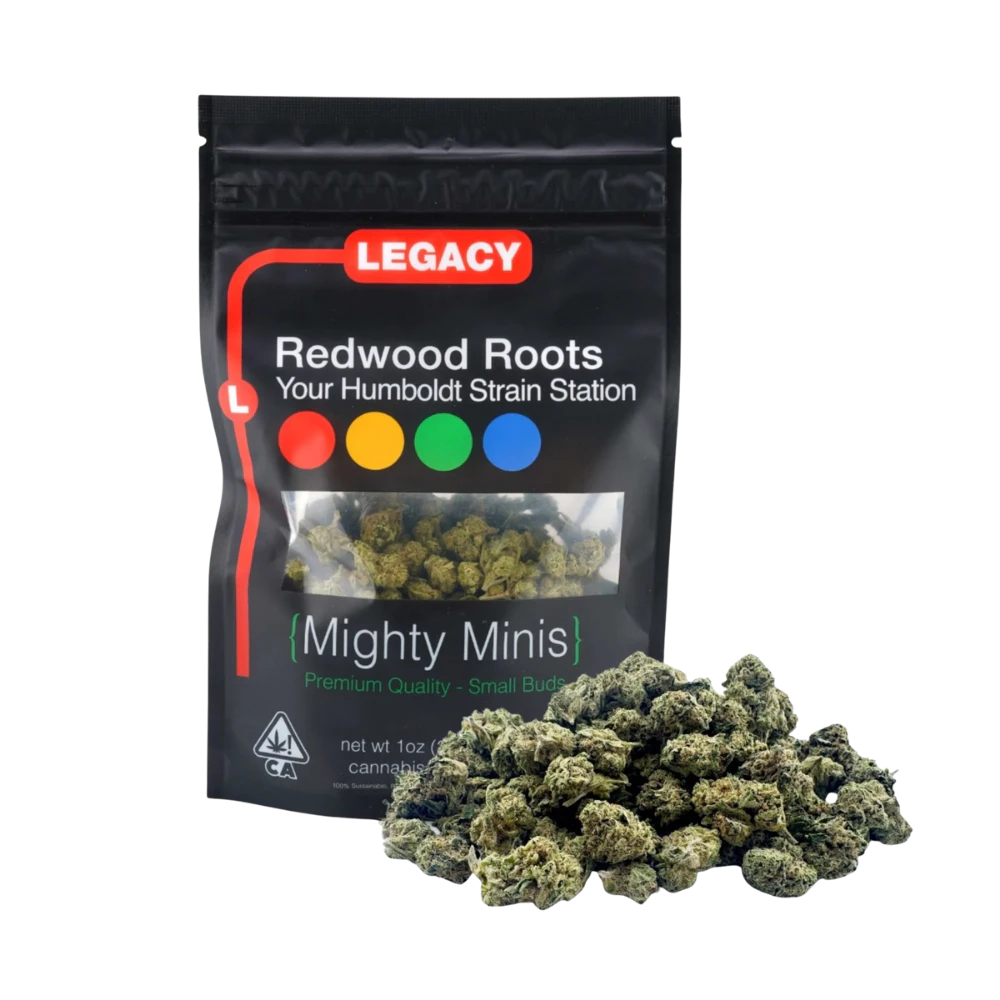 Redwood Roots - Double OG Chem (H) | 28g Mighty Minis Sungrown Flower | Redwood Roots Main Image