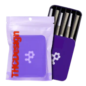 Blueberry Sugar (H) | 3.5g 6pk Pre-Rolls Tin | THC Design