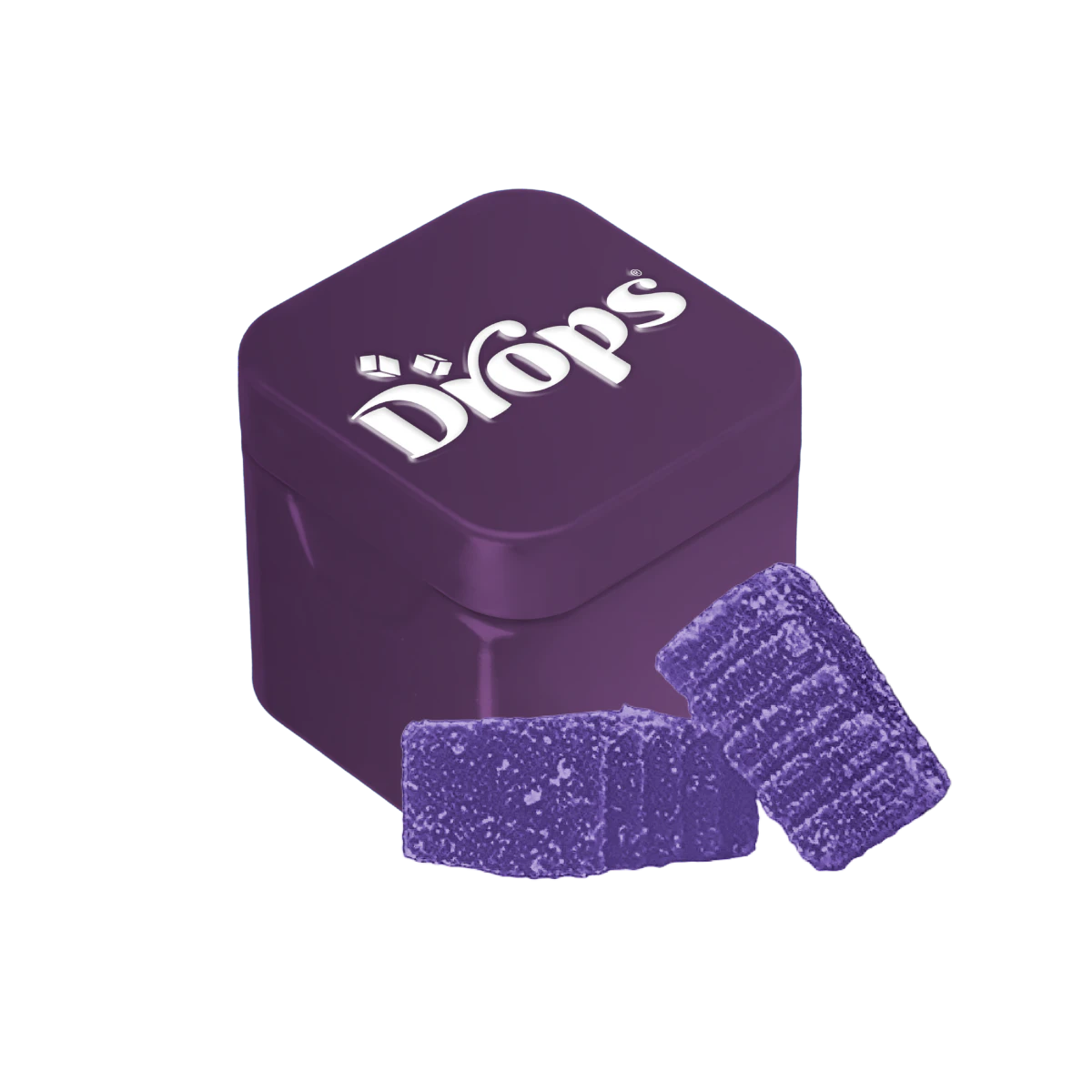 Drops - Enhanced Blackberry (Crickets) (I) | 2pk 2:1 Soothing Relaxation (100mg:50mg CBD:THC) Live Rosin Jellies | Drops Main Image