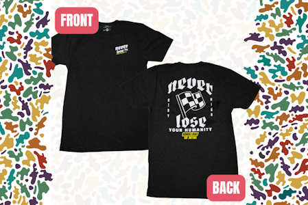 Humble Root - (XL) Humble Root "Never Lose Your Humanity" Charcoal T-Shirt