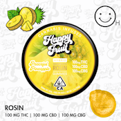 Happy Fruit Peaceful Pineapple Rosin Gummies-100mg