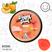 Happy Fruit Peach Paradise Rosin Gummies-100mg