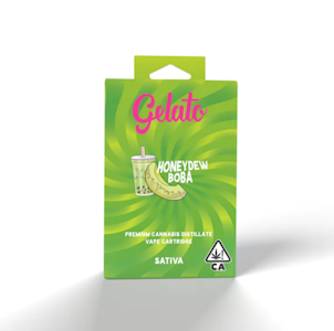 Gelato - GELATO: Honeydew Boba 1g Flavor Vape Cart (S)