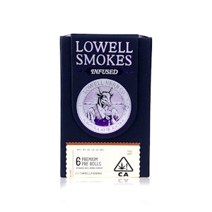 LOWELL - LOWELL - Infused Preroll - Goondox Rocks - 6 Pack - 4G
