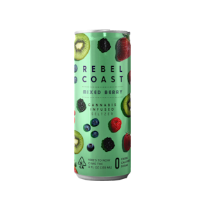 Rebel Coast - Mixed Berry - 10mg - Cannabis Infused Seltzer - Rebel Coast
