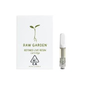 RAW GARDEN: Oahu Rose 1g Live Resin Vape Cart (I/H)