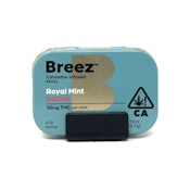 BREEZ: ROYAL MINT TINS (SATIVA, 100 MG THC)