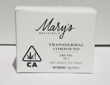 10:1 CBD:THC Transdermal Compound - Mary's Medicinals