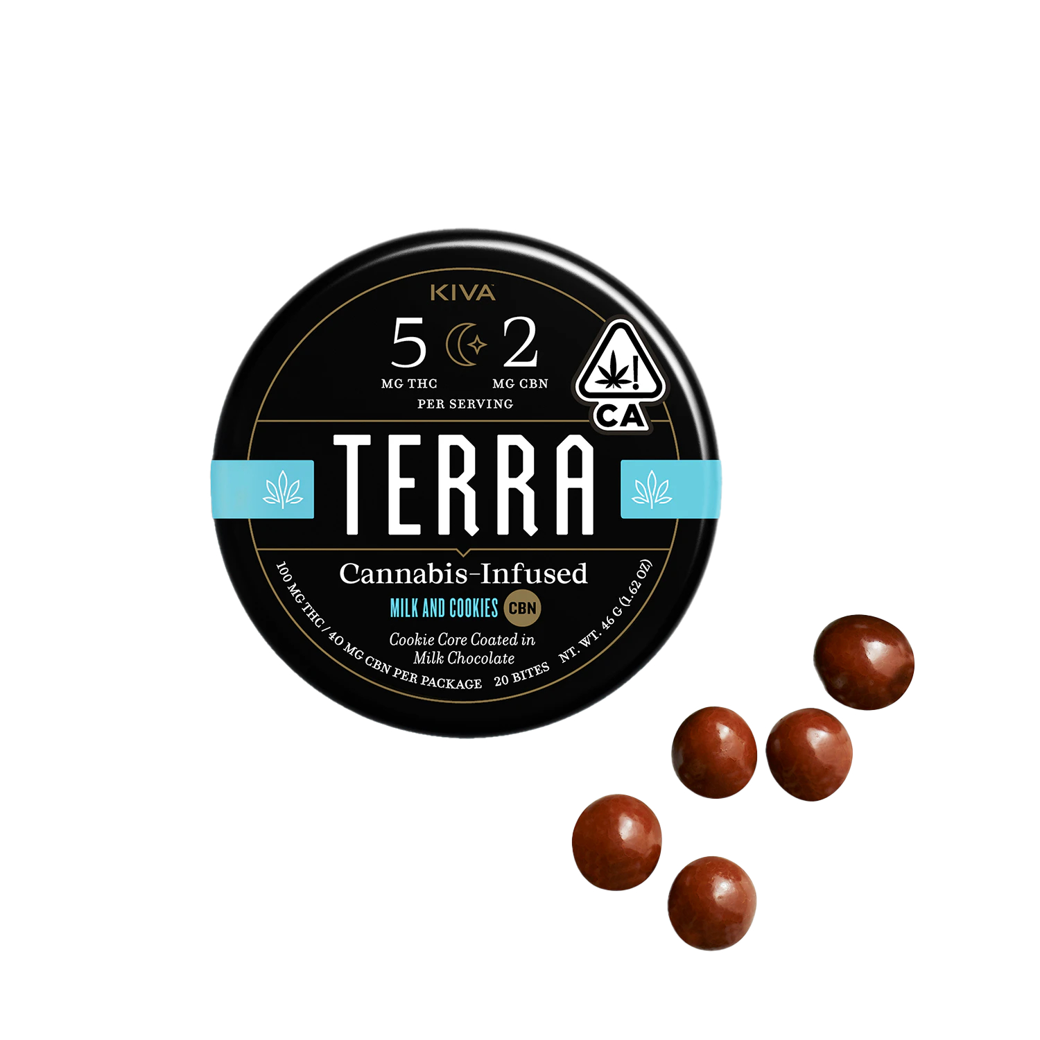Terra Bites - Terra - 100mg Bites - Milk & Cookies 5:2 CBN Main Image