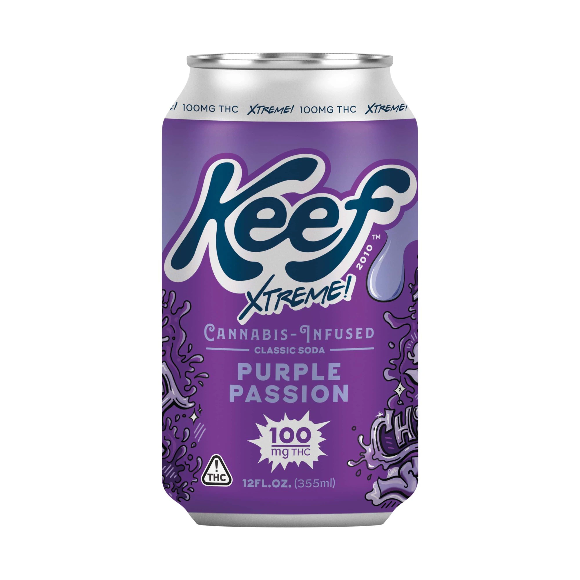 Keef Brands - Keef Xtreme | Classic Soda | Purple Passion | 100mg Main Image