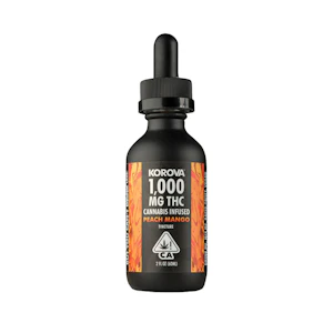 Korova - 1,000mg THC Korova - Peach Mango Black Bottle Tincture