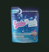 Kushy Punch 10pk Sugar Free Gummies Pom Berry CBN 2:1