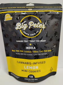 Big Pete's - Lemon 100mg Indica 10pk - Big Pete's 