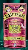 Kiva - Lost Farm Live Resin Chews -  (Legend OG) Sour Berry 100mg