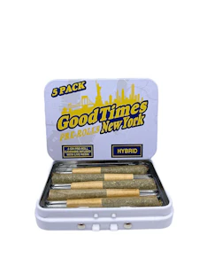 Good Times - Good Times - Sour Skittles - .5G - 5pk Infused Joints