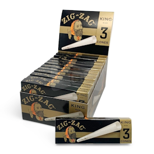 Accessories - Zig Zag Pre-Rolled Cones King Size 3pk