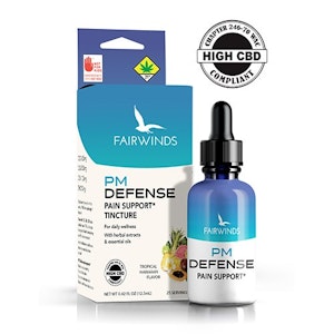 Fairwinds - Fairwinds | PM Defense | Tincture | DOH | 1200mg CBD : CBG : CBN : THC