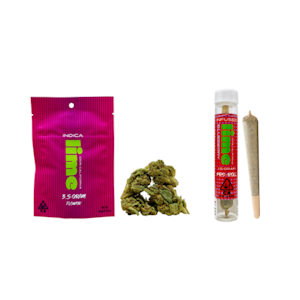 Lime Brand - LIME BUNDLE 2: 3.5g Motor Breath + 1.5g Blueberry Live Resin Hash Infused Pre-Roll