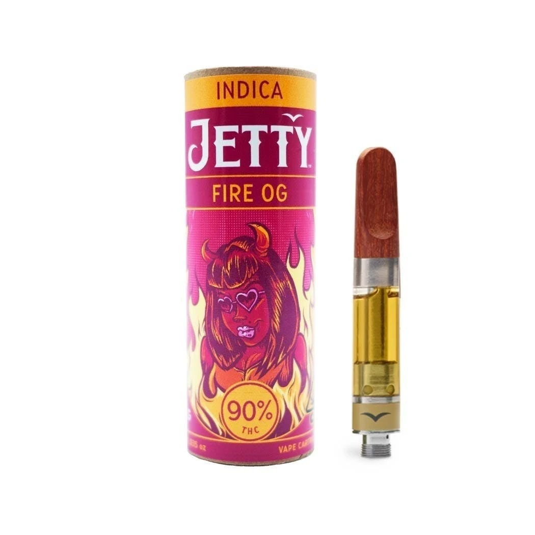 Jetty - Jetty Fire OG High Potency Cart 1g Main Image