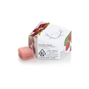 WYLD - Strawberry | *PROMO* 20:1 Gummies 10mg THC:200mg CBD | Wyld