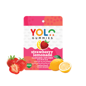 Yolo Gummies - Strawberry Lemonade Gummies 100mg - Yolo Gummies