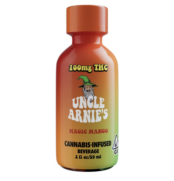 100mg THC Magic Mango Shot 2oz - Uncle Arnie's picture