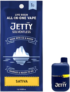 Jetty - Tropical Queen | Solventless All-in-One Mini Tank Vape | 1g