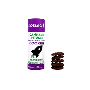 Cosmic Edibles - Double Chocolate Chip |  Cookies 10pk 100mg | Cosmic Edibles 