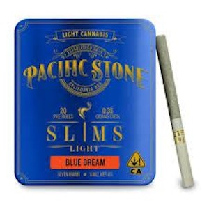 PACIFIC STONE - [Pacific Stone] Preroll 20 Pack Slims Light - 7g - Blue Dream (S)