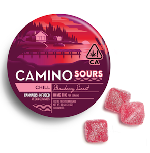 Camino - Camino - Strawberry Sunset Sours Gummies 100mg