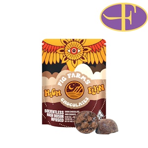 FIG FARMS - Dark Chocolates & Cookies Hash Rosin Chocolates