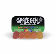 Space Gem | Sour SpaceDrops vegan solventless gummies | 100mg THC total
