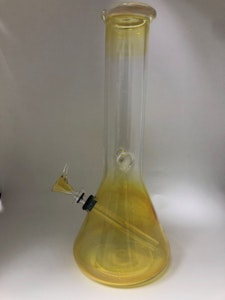 Glass - 10" Fumed Breaker Base Water Pipe