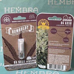 Humboldt Seed Company - OG Kush - 10pk - Autoflower - Feminized Seeds - Humboldt Seed Company