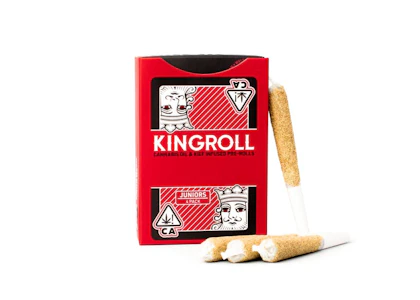 KING ROLL - KINGROLL JR. Mango Kush x Cannalope Kush 4 Pack Prerolls 3g