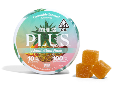 PLUS - PLUS Island Maui Haze Strain Specific Gummies 100mg