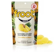 Froot Pineapple Express gummies (VEGAN/GF) 100mg