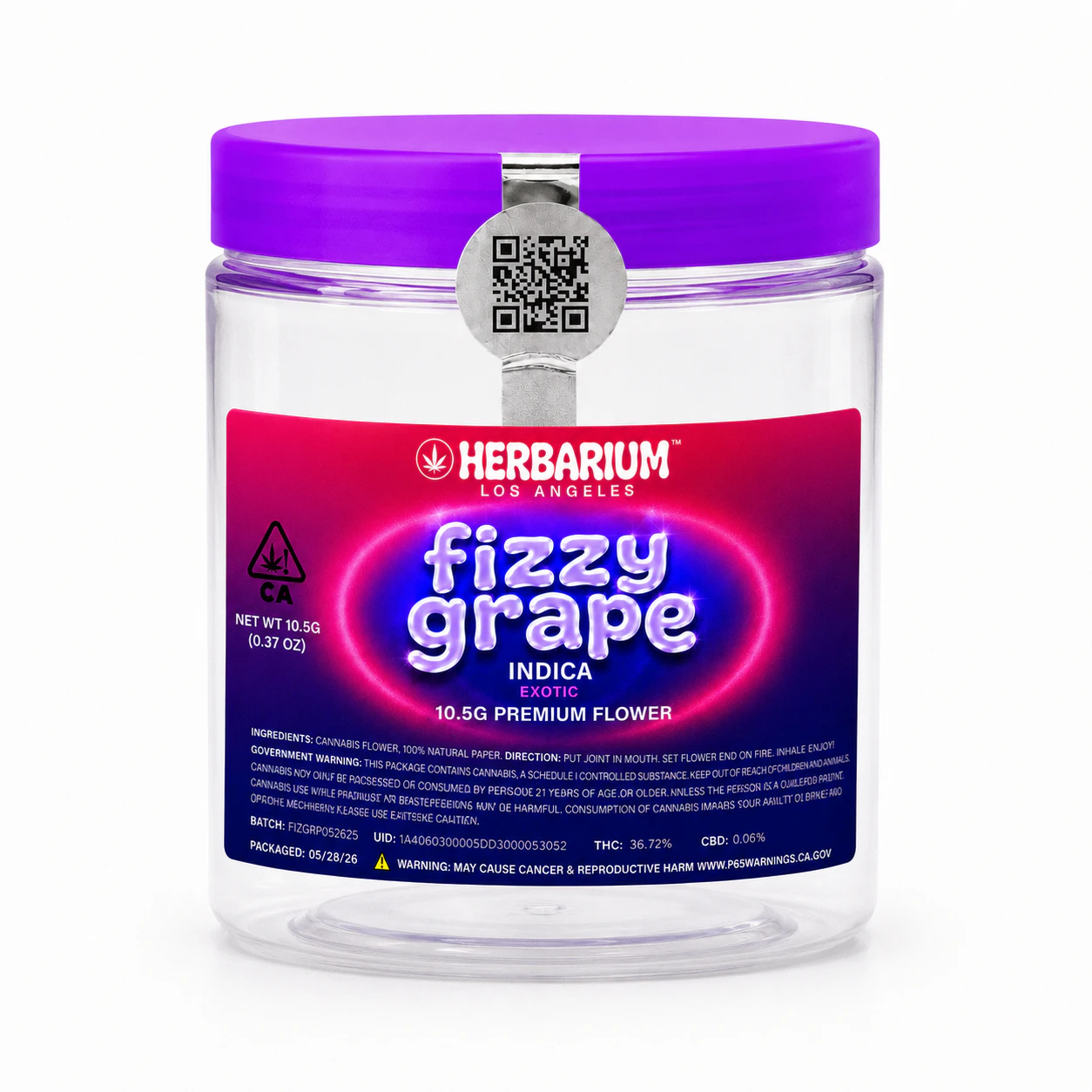 Herbarium - Herbarium | Fizzy Grape | Indica 10.5g Main Image