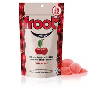 FROOT - Froot Cherry Pie gummies (VEGAN/GF) 100mg