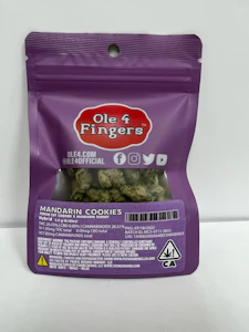 Ole'4 Fingers - Mandarin Cookies 3.5 Bag - Ole' 4 Fingers