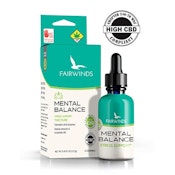 Fairwinds | Mental Balance | Tincture | DOH | 40mg THC : 375mg CBD : 375mg CBG : 75 mg CBN
